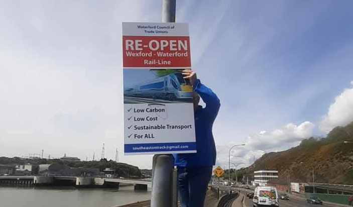 Waterford Council of Trade Unions Calls For Reopening Of  Wexford To Waterford Rail